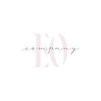 EO Beauty Initial Template Vector Design