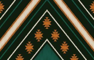 étnico resumen ikat Arte. azteca ornamento impresión. geométrico étnico modelo sin costura color oriental. diseño para antecedentes ,cortina, alfombra, fondo de pantalla, ropa, envase, batik, vector ilustración.