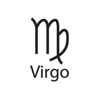 virgo zodiac symbol icon vector