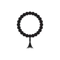 prayer beads icon vector