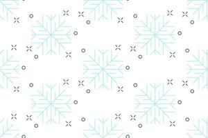 a seamless pattern with snowflakes on it vector