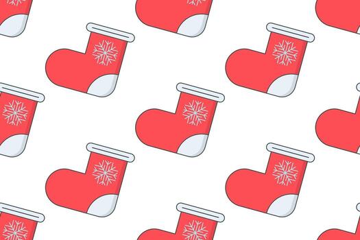 stocking pattern seamless vector illustration