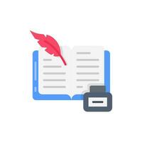 Literature icon in vector. Illustration vector