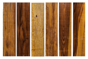 collection of various empty wood panel isolated on transparent background. PNG Format