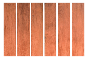 verzameling van divers leeg hout paneel geïsoleerd Aan transparant achtergrond. PNG formaat