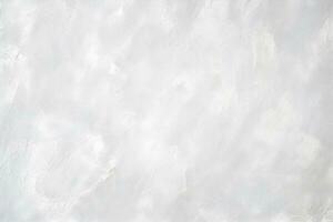The grunge white concrete old acrylic painted texture wall. Abstract painting for banner, website, texture with copy space AI Generative photo