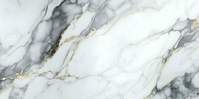 Marble granite white with gold texture. Background wall surface black pattern graphic abstract light elegant gray floor ceramic counter texture stone slab smooth tile silver natural AI Generative photo