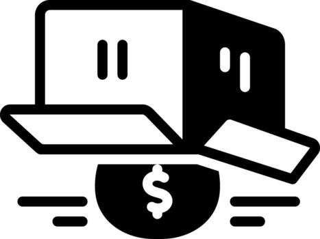 solid icon for under vector