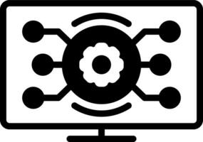 solid icon for featuring vector