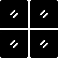 solid icon for sections vector