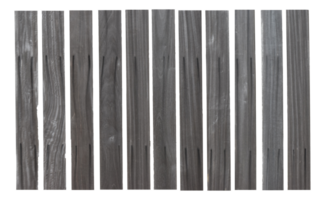 collection of various empty wood panel isolated on transparent background. PNG Format