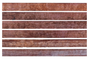 collection of various empty wood panel isolated on transparent background. PNG Format