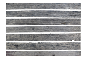 collection of various empty wood panel isolated on transparent background. PNG Format