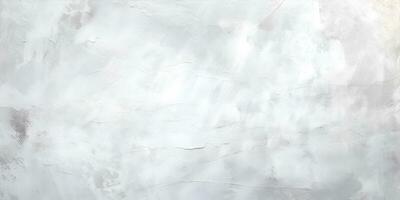 The grunge white concrete old acrylic painted texture wall. Abstract painting for banner, website, texture with copy space AI Generative photo