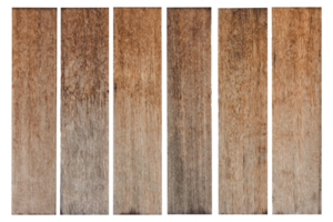 collection of various empty wood panel isolated on transparent background. PNG Format