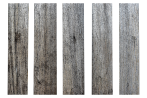 collection of various empty wood panel isolated on transparent background. PNG Format