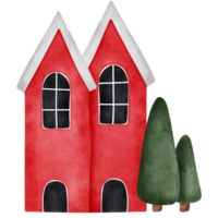 casa Natal decorativo elementos png