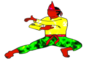 modelo ícone malaio tradicional marcial arte png