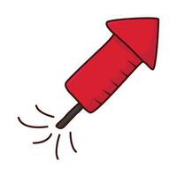 Firecracker icon. Cartoon illustration of firecracker vector icon for web