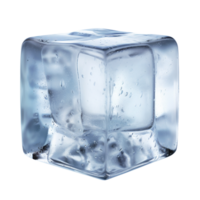 la glace cube png cristal clair la glace cube png la glace bloquer png la glace cube transparent arrière-plan, ai génératif