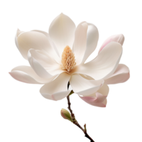 magnolia flor png magnolia png magnolia flor transparente fondo, ai generativo