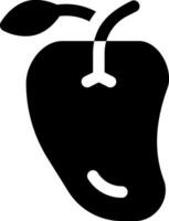 esta icono o logo es frutas icono o sano comiendo etc y lata ser usado para web, solicitud y logo diseño vector