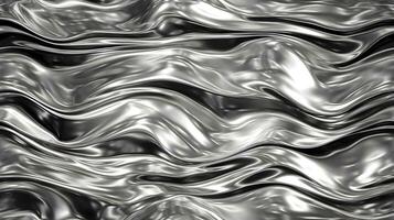 Close up of silver silk background, Abstract white cloth fabric wave,  Generative AI illustration 33046689 Stock Photo at Vecteezy