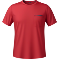 Realistic Red shirt. AI Generative png