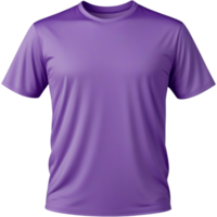 Purple shirt mockup. AI Generative png