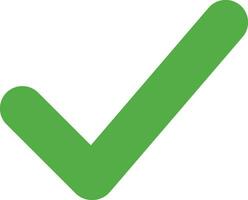 fill green Tick mark approved . Check mark icon symbols . symbol for website computer and mobile isolated. green tick verified badge icon. Social media official account tick symbol. vector