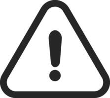 Black Exclamation mark icons in line style. Danger alarm . Caution risk business concept. Hazard warning attention sign with exclamation mark symbol. vector