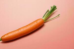 Carrot. background. AI Generative Pro Photo