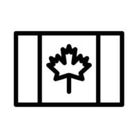 canada vector icon on a white background