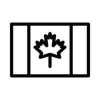 canada vector icon on a white background