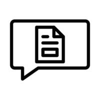 document vector icon on a white background