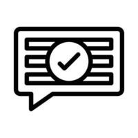 checkmark vector icon on a white background