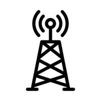 Broadcast vector icon on a white background