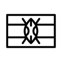 Kenya vector icon on a white background
