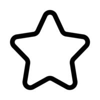 star vector icon on white background