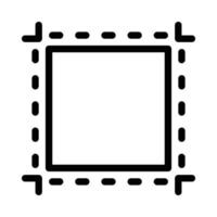 artboard vector icon on white background