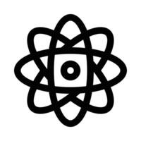 physics vector icon on white background
