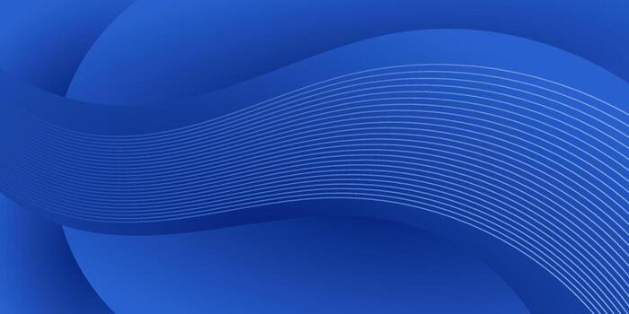 modern blue wave dynamic gradient background with lines vector