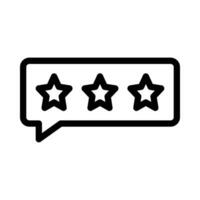 rating vector icon on a white background