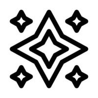sparkles vector icon on white background