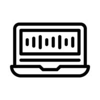 sound waves vector icon on a white background