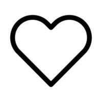 heart vector icon on white background