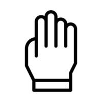 high five vector icon on a white background