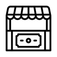 shop vector icon on a white background