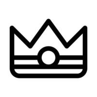 crown vector icon on white background