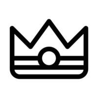 crown vector icon on white background